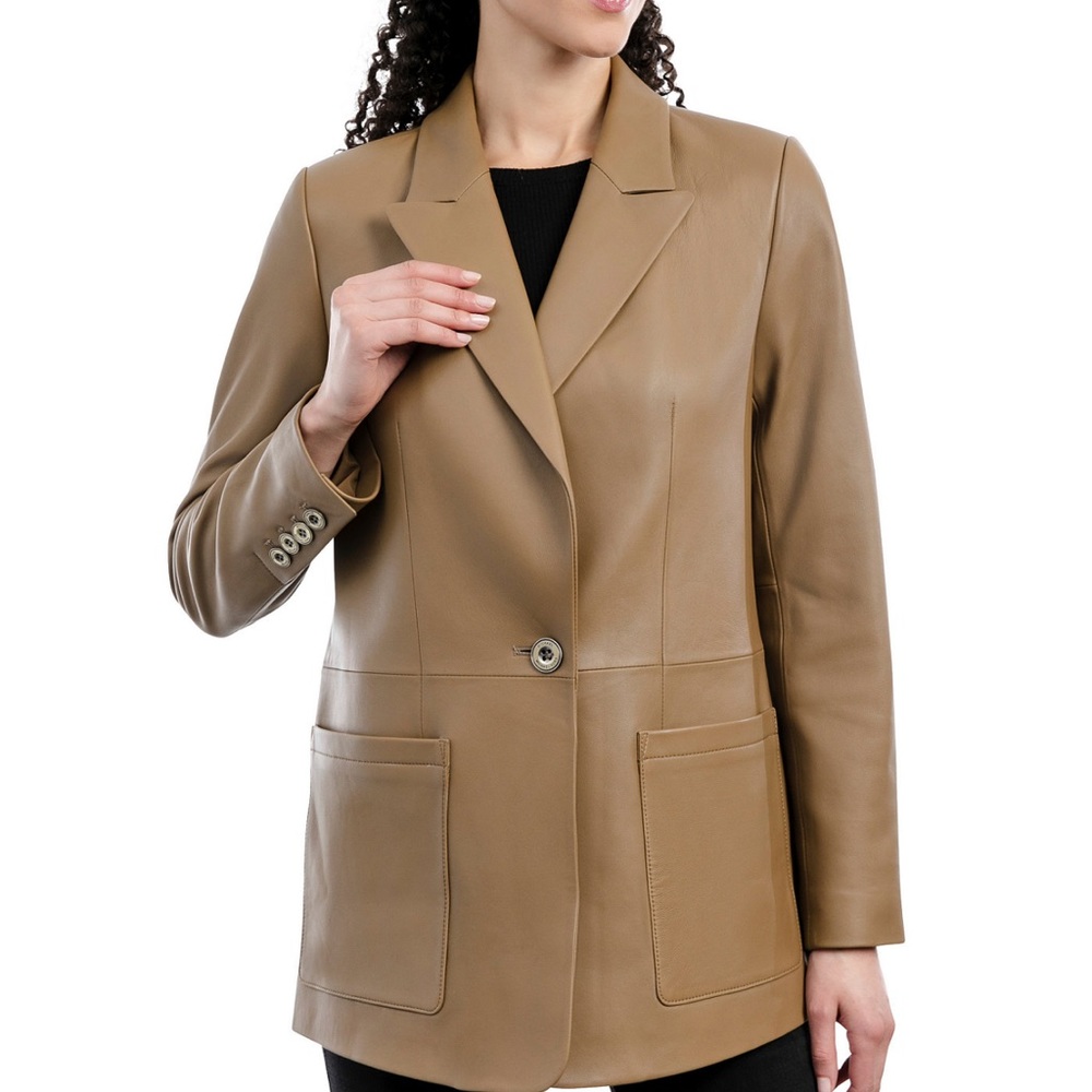 Micheal Kors vintage leather blazer